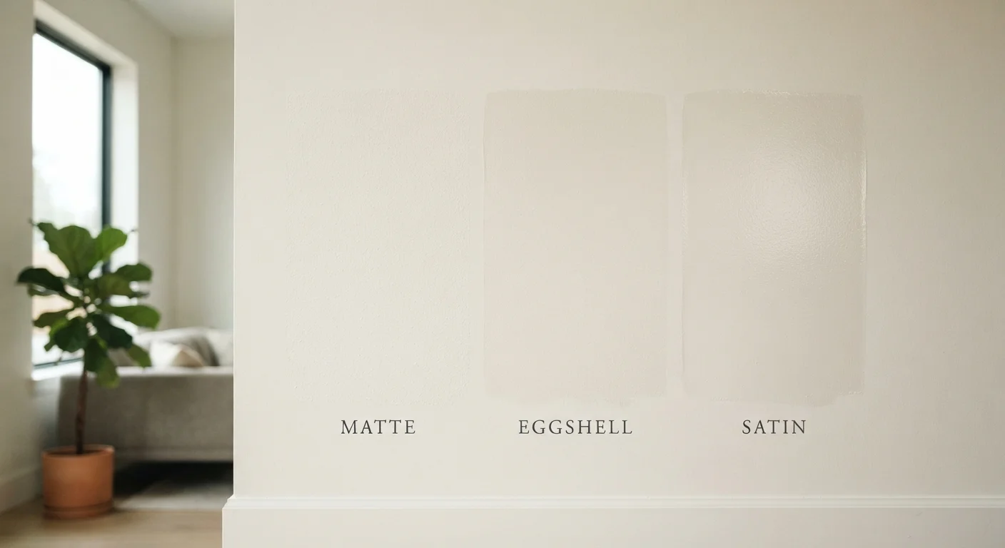 Interior Paint Finishes: Matte, Eggshell, Satin, and When Each One Makes Sense