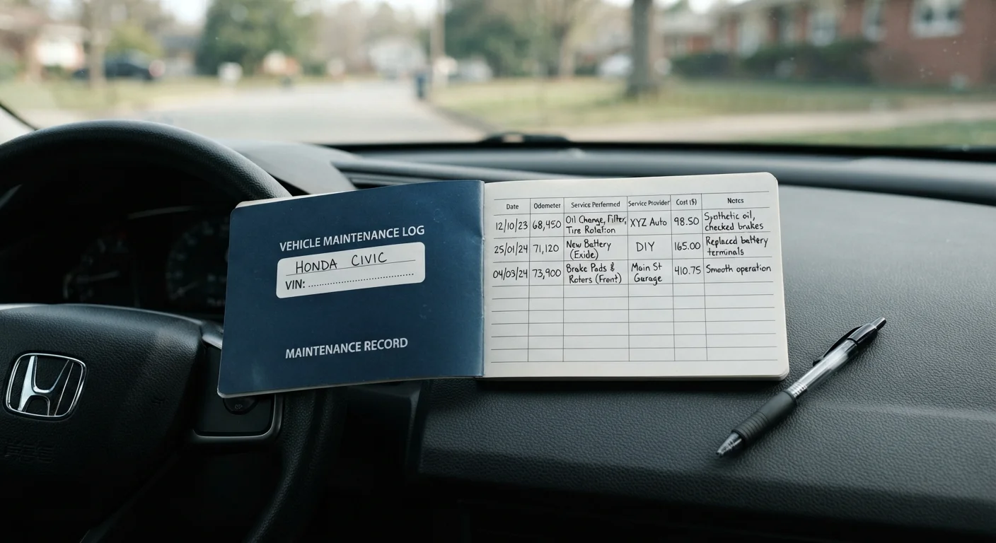 Keeping a Vehicle Maintenance Log