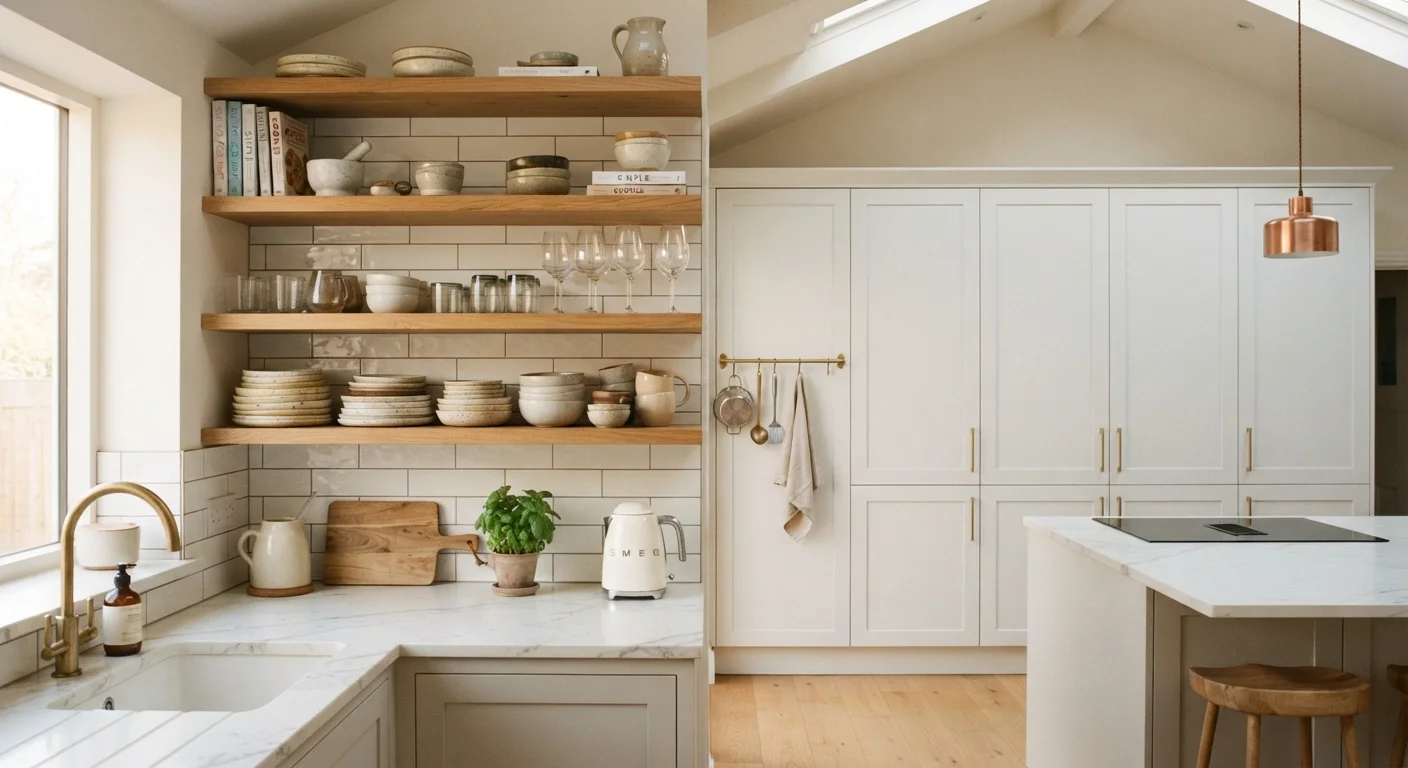 Open Shelving vs. Closed Cabinets: What Works Better for Home Storage