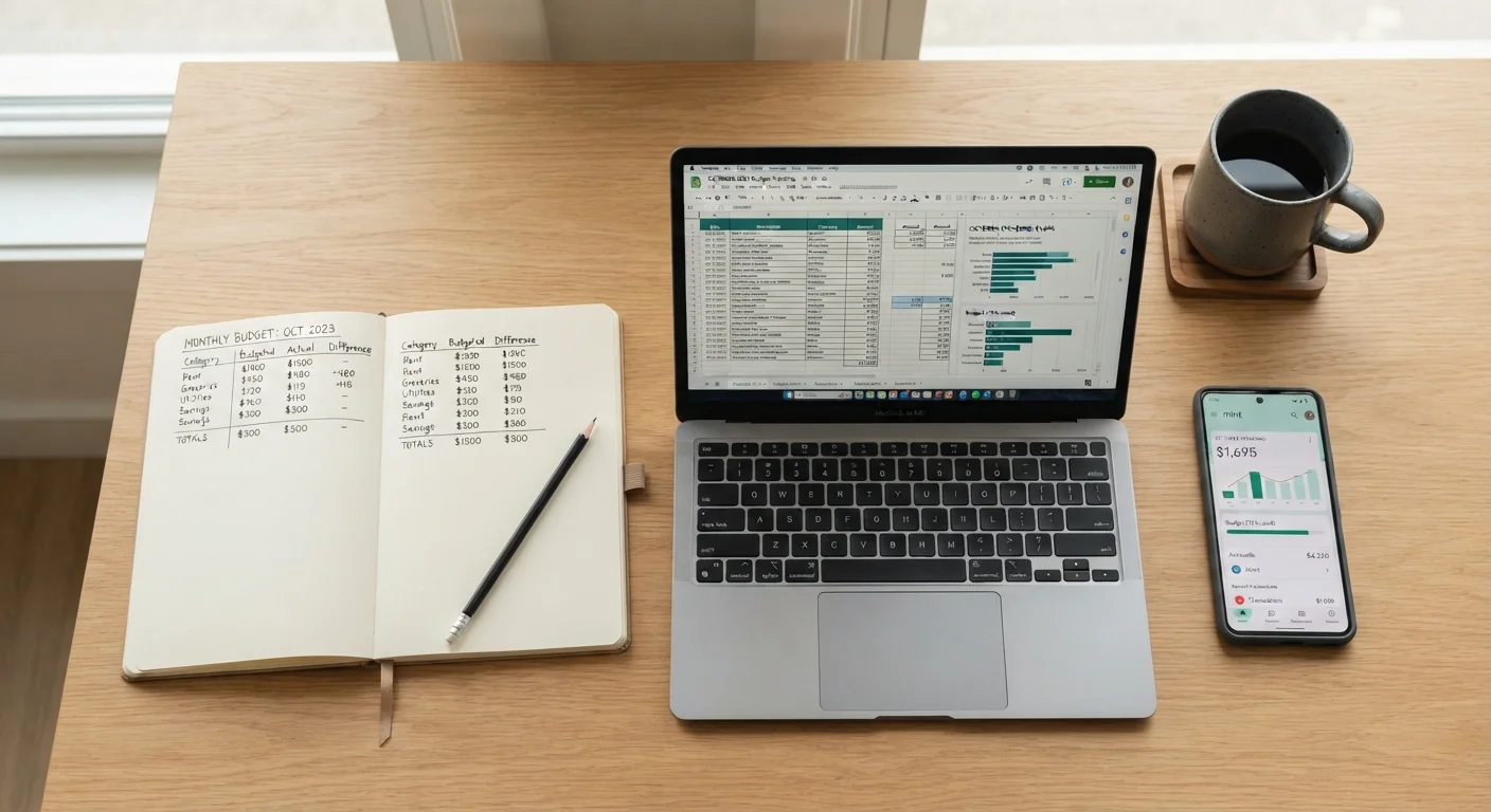Pen-and-Paper vs. Spreadsheet vs. App: Choosing a Budgeting Method