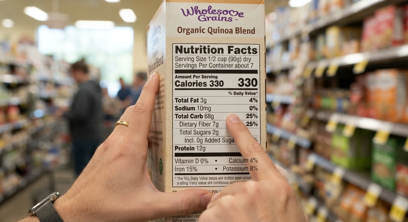 Reading a Nutrition Facts Label Without Getting Lost