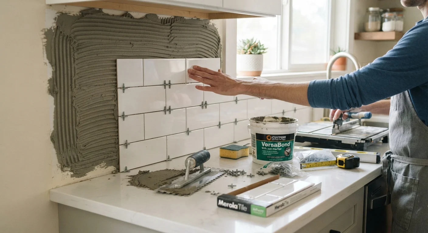 Tackling Your First Kitchen Backsplash Tile Install